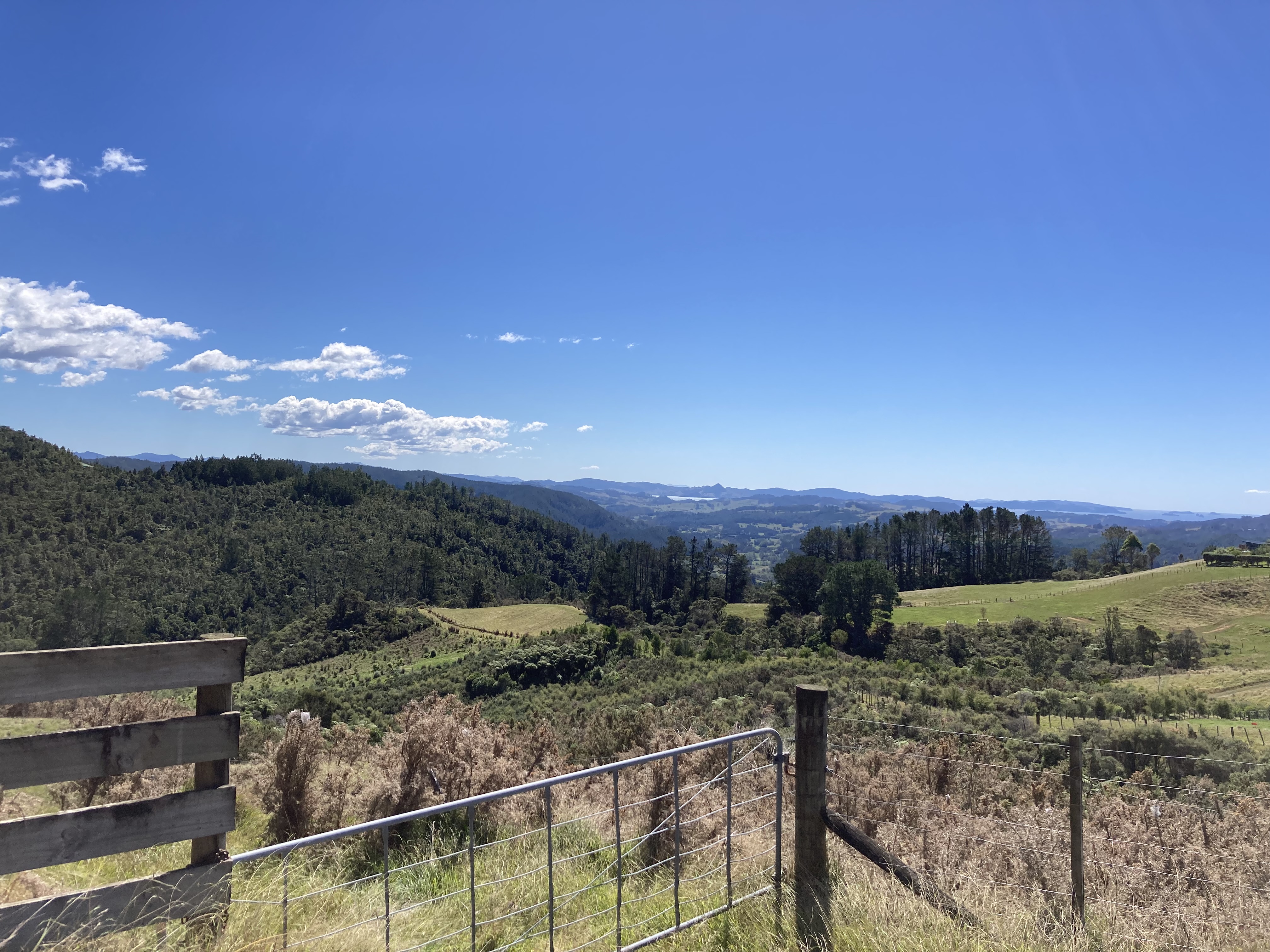 View from Te Moata Retreat Centre, Coromandel Peninsula, New Zealand.